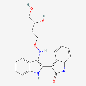 molecular formula C20H19N3O4 B1663261 Indirubin E804 CAS No. 854171-35-0