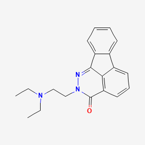B1663263 2-[2-(diethylamino)ethyl]indeno[1,2,3-de]phthalazin-3(2H)-one CAS No. 442567-76-2