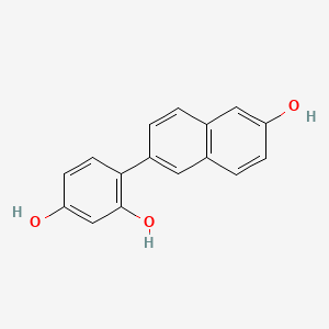 molecular formula C16H12O3 B1663265 HS-1793 CAS No. 927885-00-5