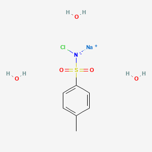 molecular formula C₇H₁₃ClNNaO₅S B1663277 Chloramine-T trihydrate CAS No. 7080-50-4