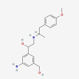 molecular formula C₁₉H₂₆N₂O₃ B1663286 Naminterol CAS No. 93047-40-6