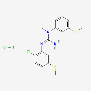 molecular formula C₁₆H₁₉Cl₂N₃S₂ B1663289 CNS-5161 hydrochloride CAS No. 160756-38-7