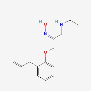 molecular formula C₁₅H₂₂N₂O₂ B1663291 (E)-Alprenoxime CAS No. 125720-84-5