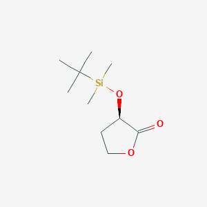 (+)-(3R)-3-{[tert-Butyl(dimethyl)silyl]oxy}dihydrofuran-2(3H)-one