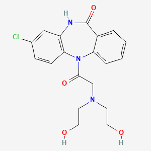 molecular formula C19H20ClN3O4 B1663301 Siltenzepine CAS No. 98374-54-0