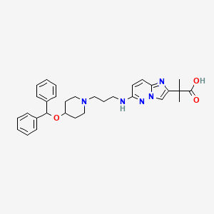 molecular formula C₃₁H₃₇N₅O₃ B1663307 Bamirastine CAS No. 215529-47-8