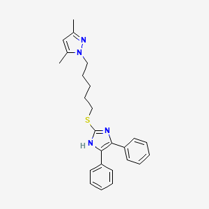 molecular formula C25H28N4S B1663315 RP 70676 