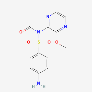 molecular formula C13H14N4O4S B1663316 Acetylazide CAS No. 3590-05-4