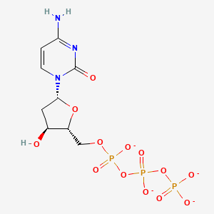 molecular formula C₉H₁₆N₃O₁₃P₃ B1663321 2'-Deoxycytidine-5'-triphosphate CAS No. 2056-98-6