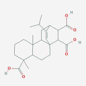 molecular formula C24H34O6 B1663343 Fumaropimaric acid CAS No. 125-66-6