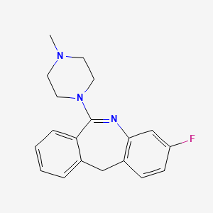 molecular formula C19H20FN3 B1663347 Fluperlapine CAS No. 67121-76-0