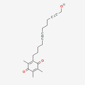 molecular formula C43H53NO14 B1663358 Docebenone CAS No. 148408-66-5
