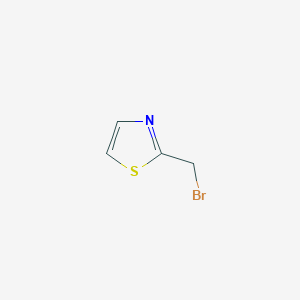 molecular formula C4H4BrNS B166336 2-(Bromomethyl)thiazole CAS No. 131654-56-3