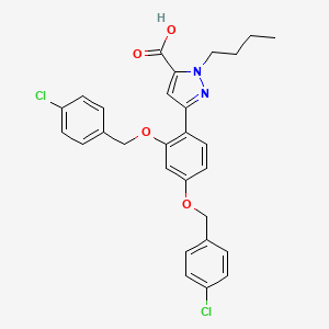 molecular formula C28H26Cl2N2O4 B1663363 CPU0213 CAS No. 821780-32-9