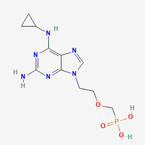 molecular formula C11H17N6O4P B1663364 cPrPMEDAP CAS No. 182798-83-0
