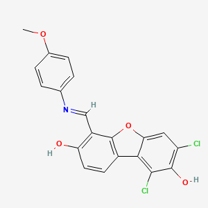 molecular formula C20H13Cl2NO4 B1663367 CK2 inhibitor D11 CAS No. 84989-99-1