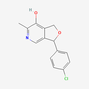 molecular formula C14H12ClNO2 B1663374 Cicletanine CAS No. 89943-82-8