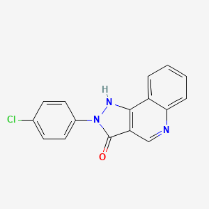 molecular formula C16H10ClN3O B1663375 Cgs-9896 CAS No. 77779-36-3