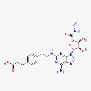 molecular formula C23-H29-N7-O6 B1663377 CGS 21680盐酸盐 CAS No. 124182-57-6