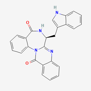 molecular formula C25H18N4O2 B1663380 Asperlicin C CAS No. 93413-06-0