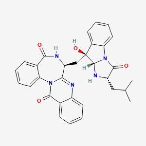 molecular formula C31H29N5O4 B1663381 Asperlicin CAS No. 93413-04-8