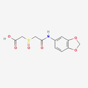 molecular formula C11H11NO6S B1663382 ASN03576800 CAS No. 957513-35-8
