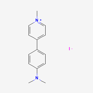 molecular formula C14H17IN2 B1663385 4-[4-(Dimethylamino)phenyl]-1-methylpyridin-1-ium iodide CAS No. 1000009-73-3