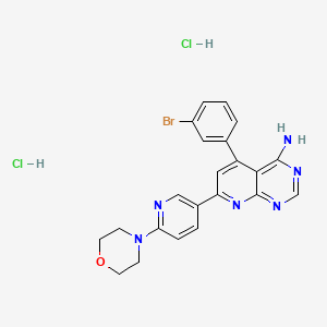 molecular formula C22H21BrCl2N6O B1663391 Adenosine Kinase Inhibitor CAS No. 214697-26-4