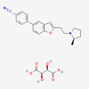 molecular formula C26H28N2O7 B1663392 ABT 239 tartrate CAS No. 460748-71-4
