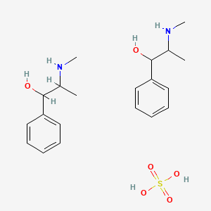 molecular formula C20H32N2O6S B1663402 Pseudoephedrine sulfate CAS No. 7460-12-0
