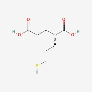 molecular formula C8H14O4S B1663409 (2S)-2-(3-巯基丙基)戊二酸 CAS No. 848952-63-6