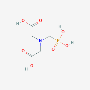 molecular formula C5H10NO7P B166341 N-(Carboxymethyl)-N-(phosphonomethyl)glycine CAS No. 5994-61-6