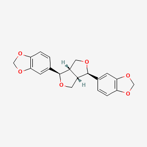 molecular formula C20H18O6 B1663412 (-)-Sesamin CAS No. 13079-95-3