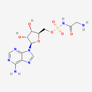 molecular formula C12H17N7O7S B1663414 GlyRS-IN-1 