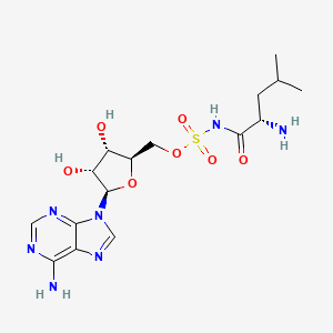 molecular formula C16H25N7O7S B1663416 Leu-AMS 