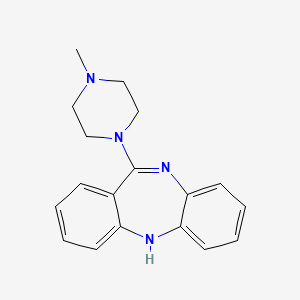 molecular formula C18H20N4 B1663425 Deschloroclozapine CAS No. 1977-07-7