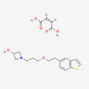 molecular formula C₂₀H₂₅NO₆S B1663427 Edonerpic maleate CAS No. 519187-97-4
