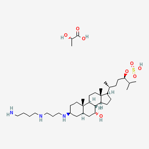 molecular formula C37H71N3O8S B1663428 Squalamine lactate CAS No. 320725-47-1