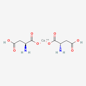 molecular formula C₄H₅CaNO₄ B1663431 L-天冬氨酸钙 CAS No. 21059-46-1