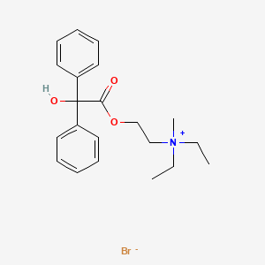 molecular formula C₂₁H₂₈BrNO₃ B1663435 溴化甲苯甲铵 CAS No. 3166-62-9