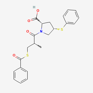 molecular formula C22H23NO4S2 B1663440 Zofenopril CAS No. 81872-10-8
