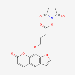 (2,5-Dioxopyrrolidin-1-yl) 4-(7-oxofuro[3,2-g]chromen-9-yl)oxybutanoate