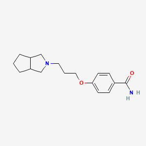 4-[3-(3,3a,4,5,6,6a-hexahydro-1H-cyclopenta[c]pyrrol-2-yl)propoxy]benzamide