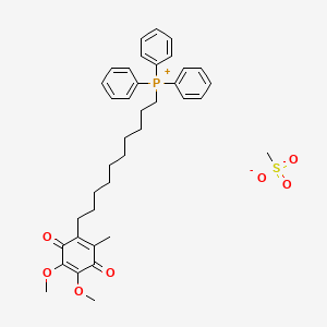 molecular formula C38H47O7PS B1663449 Mitoquinone mesylate CAS No. 845959-50-4