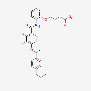molecular formula C₃₁H₃₇NO₅ B1663453 5|A-reductase-IN-1 CAS No. 119348-12-8