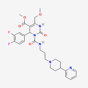 molecular formula C₂₈H₃₃F₂N₅O₅ B1663459 MCHr1 antagonist 1 CAS No. 391610-37-0