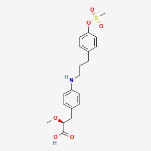 molecular formula C20H25NO6S B1663462 PPAR agonist 1 