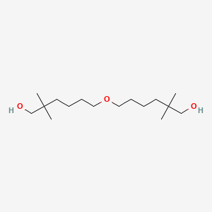 molecular formula C₁₆H₃₄O₃ B1663465 1-Hexanol, 6,6'-oxybis[2,2-dimethyl- CAS No. 300762-25-8