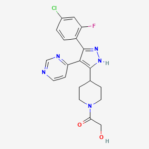 molecular formula C20H19ClFN5O2 B1663467 p38 MAPK-IN-2 