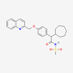 molecular formula C26H30N2O4S B1663469 LTB4-IN-1 